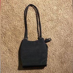 Plain Black Crossbody Purse